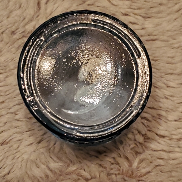 Diamond Lattice Glass Candle Holders Elegant Tealight Cups Baby Blue Cottagecore - Picture 4 of 11